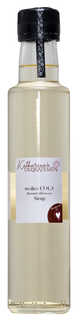 Weisses Cola-Sirup eine steirische handgemachte Delikatesse von Gut Schwarzl.