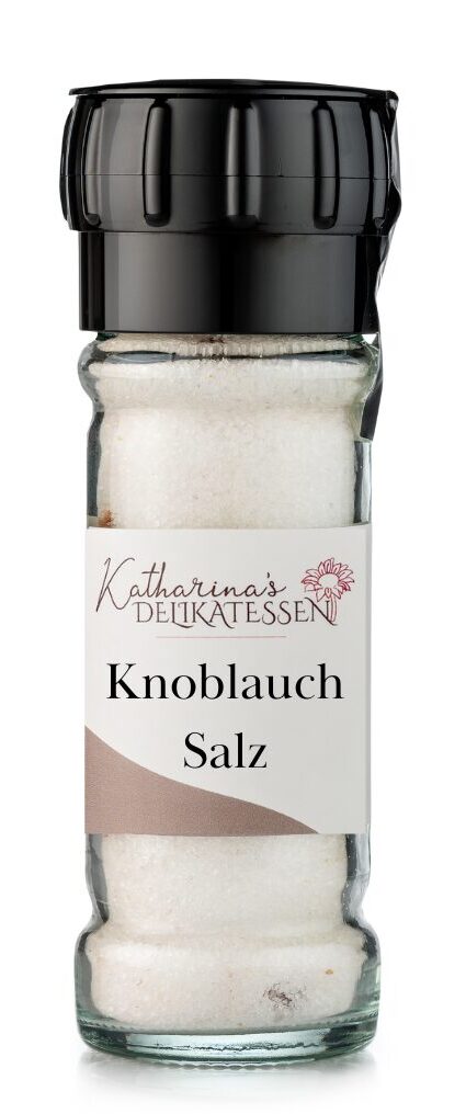 Salz mit Knoblauch und Rosa Pfefferbeeren